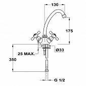 Смеситель для раковины Mofem Treff 140-0018-25