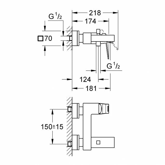 Фотография товара Grohe Eurocube   23140000Gr