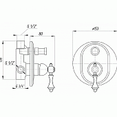 Смеситель для ванной Migliore Bomond ML.BMD-9772.DO