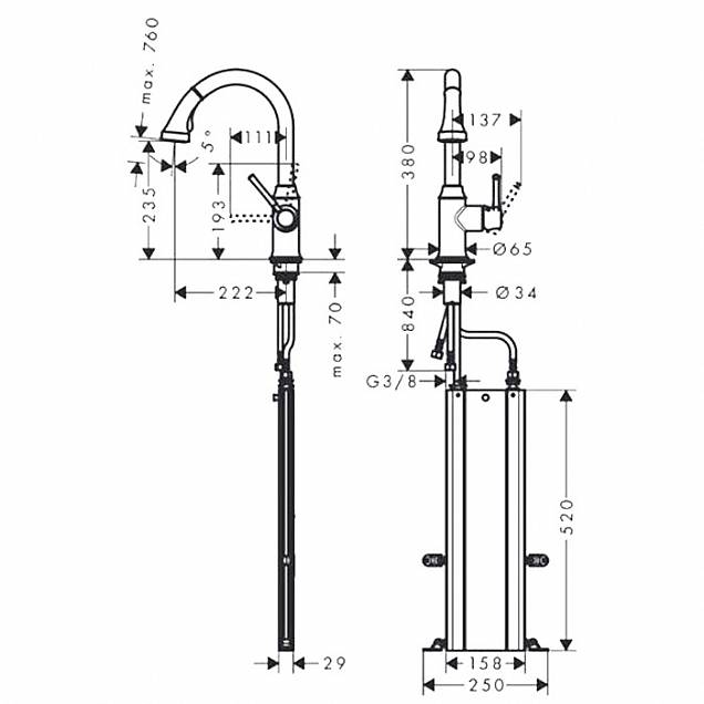 Фотография товара Hansgrohe Talis M52 73870000