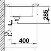 Мойка из нержавейки Blanco Supra 500-U 518205