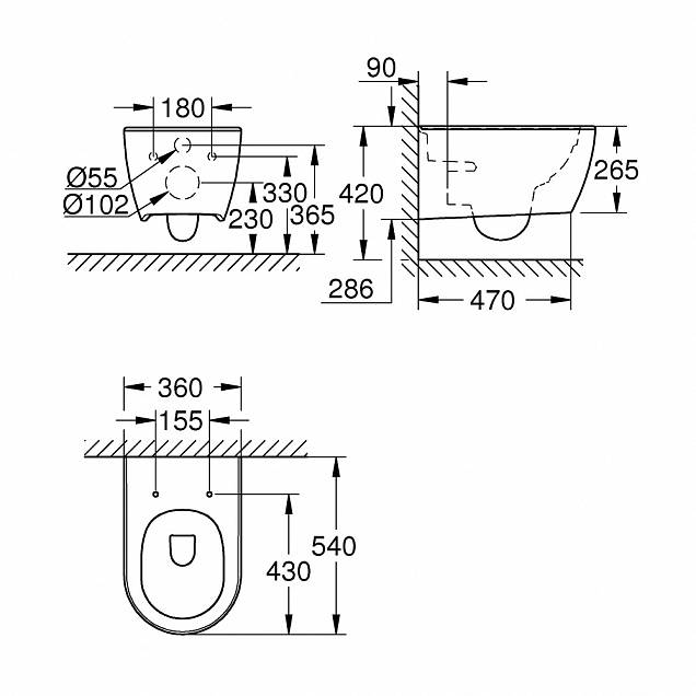 Фотография товара Grohe Essence Ceramic 3957100HGr