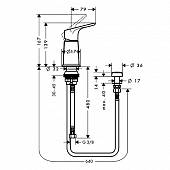 Смеситель для биде, хром, Hansgrohe Talis E² 31626000