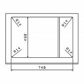 Мойка гранитная Florentinа Липси 760 песочный 20.160.D0760.107