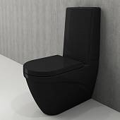 Крышка-сиденье для унитаза, черное Bocchi Jet Flush A0300-005