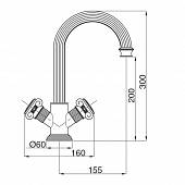 Смеситель для раковины Cezares Olimp OLIMP-LS2-01-M