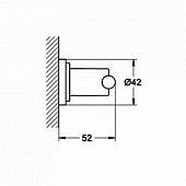 Крючок Grohe Atrio 40312BE0