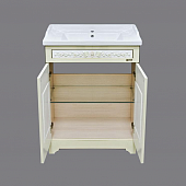 Комплект мебели 70 см, белая патина/декор, Misty Milano 70 Л-Мил01070-013Пр-K