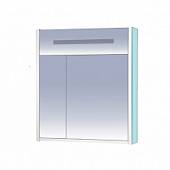 Шкаф-зеркало 65 см, голубой зеркальный, Misty Джулия 65 Л-Джу04065-0610