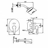 Душевая система Lemark Atlantiss LM3221C