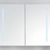 Зеркало-шкаф 80 см, белый, BelBagno SPC-2A-DL-BL-800 с LED подсветкой