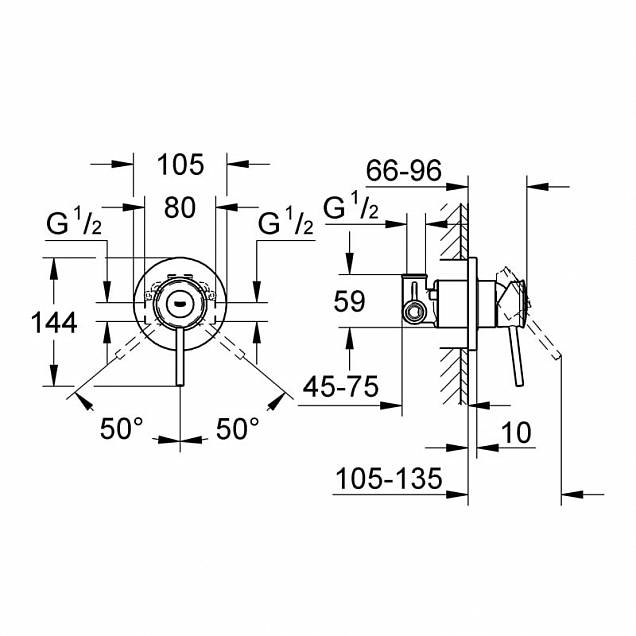 Фотография товара Grohe BauClassic 29048000Gr