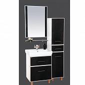 Комплект мебели 70 см, черно-белая кожа, Misty Гранд Lux 70 Croco Л-Грл01070-2492ЯКр-K