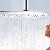 Верхний душ, белый/хром, Hansgrohe Rainmaker Select 24016400