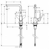 Смеситель для кухни Focus Hansgrohe 31817670