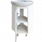 Комплект мебели 35 см, белая, угловая, Misty Малютка 35 Э-Мал01035-01Уг-K