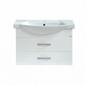 Комплект мебели подвесной 65 см, белая, с 2 ящиками, Misty Монро 65 Э-Мнр01065-011П2Я-K