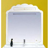 Зеркало 100 см, белая патина/декор, Misty Milano 100 Л-Мил02100-013