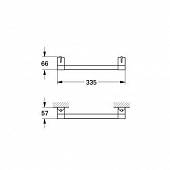 Поручень 33.5 см, хром Grohe Ectos 40261000