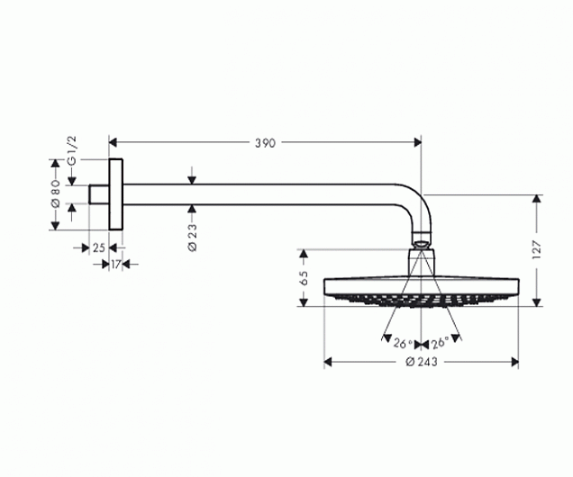 Фотография товара Hansgrohe Raindance Select 26470000