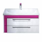 Комплект мебели 90 см, белый/розовый, Iddis Color Plus COL90P0i95-K