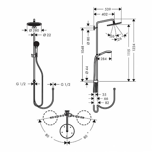 Фотография товара Hansgrohe Croma Select S 26793000