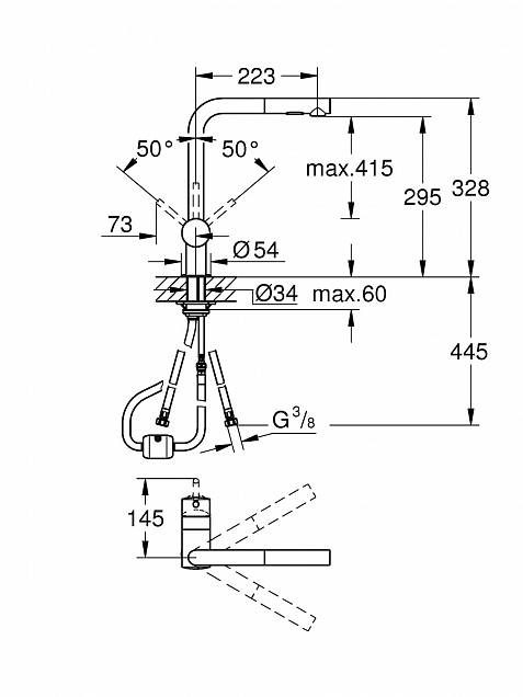 Фотография товара Grohe Minta 30274DA0Gr