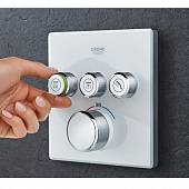 Термостат для душа, белый, Grohe Grohtherm SmartControl 29157LS0