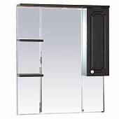 Шкаф-зеркало 85 см, венге, правый, Misty Александра 85 R П-Але04085-052СвП