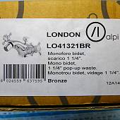 Смеситель для биде (д.к.), бронза Alpi London LO41321BR