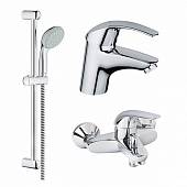 Комплект смесителей Grohe Euroeco 124428Gr