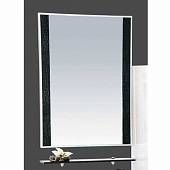 Зеркало 80 см, черно-белая кожа, Misty Гранд Lux 80 Croco Л-Грл02080-249Кр