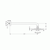 Верхний душ Hansgrohe Raindance 27468000