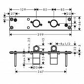 Скрытая часть Hansgrohe Rainfinity 26840180