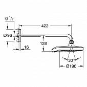 Верхний душ Grohe Power&Soul Cosmopolitan 26172000