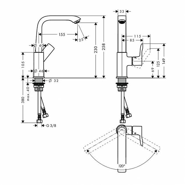 Фотография товара Hansgrohe Metris   31187000