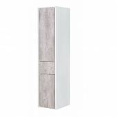 Шкаф-пенал, правая версия, бетон/белый матовый Roca Ronda R ZRU9303006