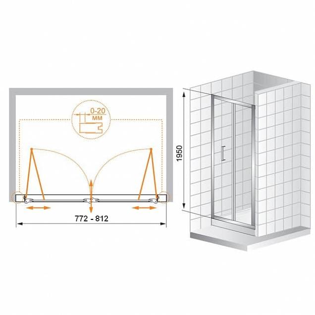 Фотография товара Cezares Porta PORTA-BS-80-C-Cr