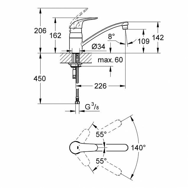 Фотография товара Grohe Euroeco   32750000Gr