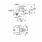 Смеситель для ванны Grohe Europlus 33540001