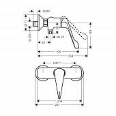 Смеситель для душа Hansgrohe Novus 71926000