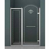 Душевая дверь в нишу 100 см, профиль хром, правая, Cezares RETRO-B-11-100-CP-Cr-R