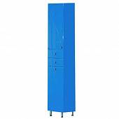 Шкаф-пенал, голубой, левый, Misty 35 L Э-05035-06БкЛ
