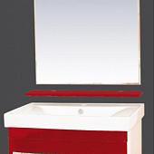 Комплект мебели подвесной 75 см, красная, Misty Эмилия 75 П-Эми01075-041По-K