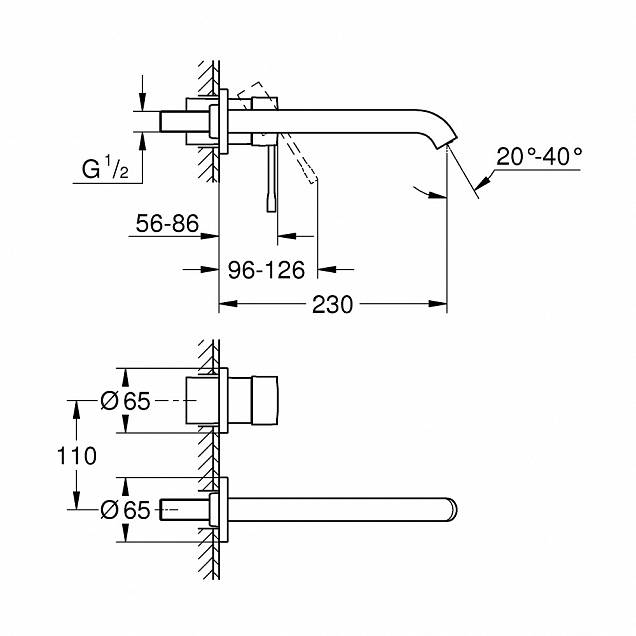 Фотография товара Grohe Essence New 19967A01Gr